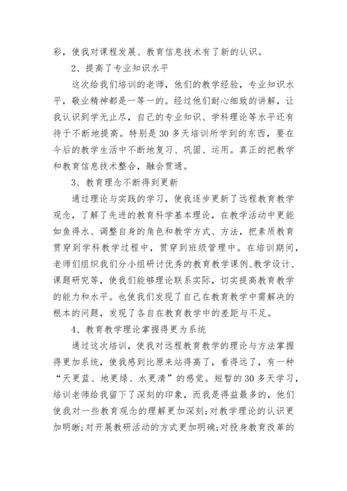 教师信息技术培训心得体会文章.docx