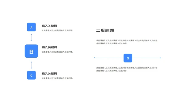 简约蓝色几何销售岗位工作述职报告PPT模板