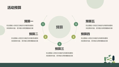 绿色简约插画植树节活动策划PPT