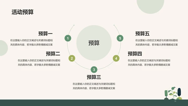 绿色简约插画植树节活动策划PPT