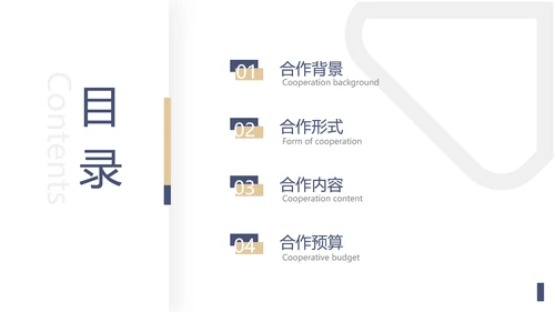 简约商务风企业营销渠道合作方案