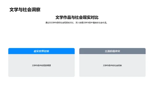 文学对社会的解读