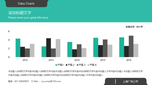 绿色系大气欧美商务风企业宣传通用PPT模板
