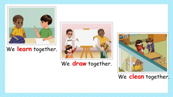 Unit 3 My friends B Let's learn 课件(共41张PPT)