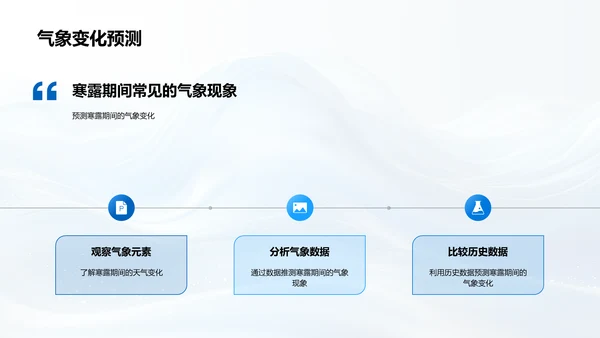 寒露气象解析报告PPT模板