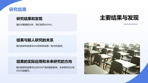 蓝色商务现代西安交大本科毕业答辩PPT模板