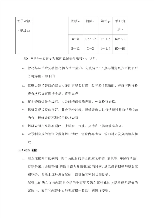 压力排水管道焊接钢管施工方案技术交底共7页