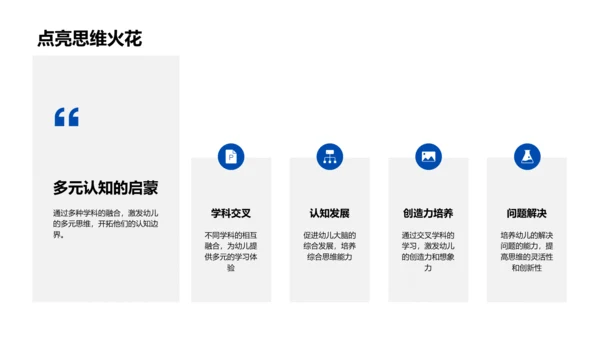 幼教中的交叉学科应用PPT模板