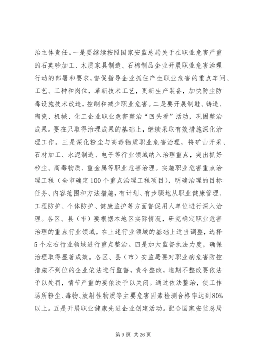 职业卫生工作计划.docx