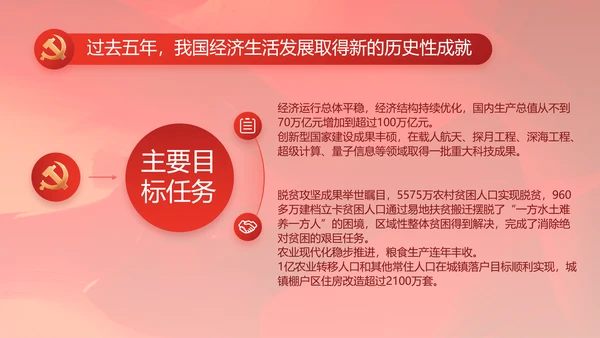 红色大气基层党建廉政述职报告PPT