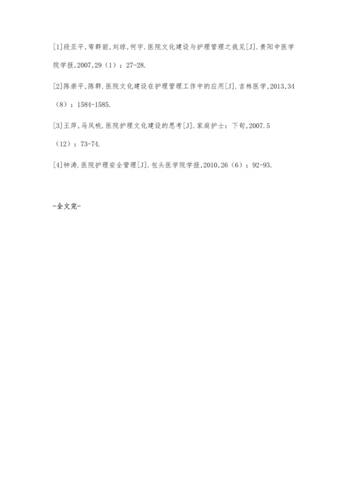 医院文化在护理管理中的作用.docx