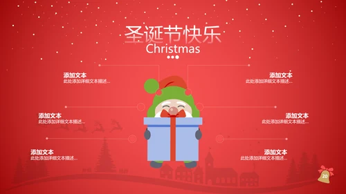 圣诞节快乐创意圣诞组织活动策划方案PPT模板