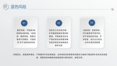 蓝色简约安全风险分级管控PPT模板宣传PPT动态PPT