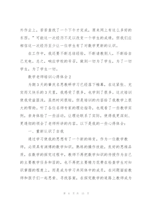 数学老师培训心得体会.docx