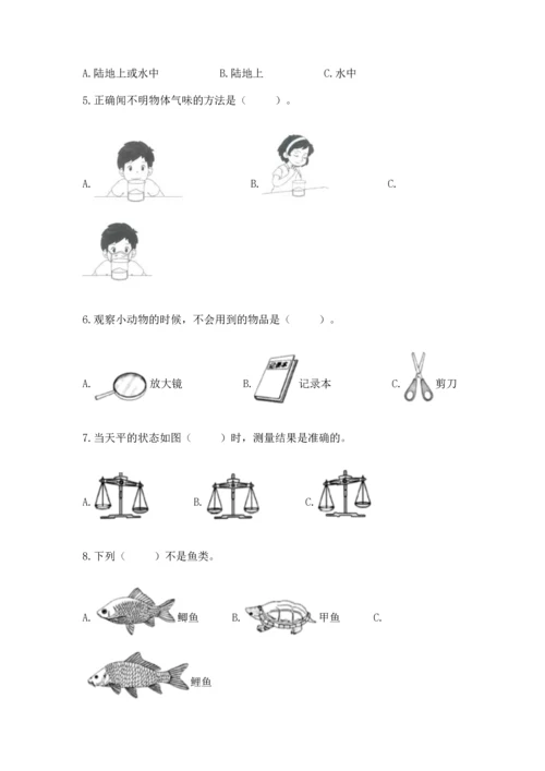 教科版一年级下册科学期末测试卷一套.docx