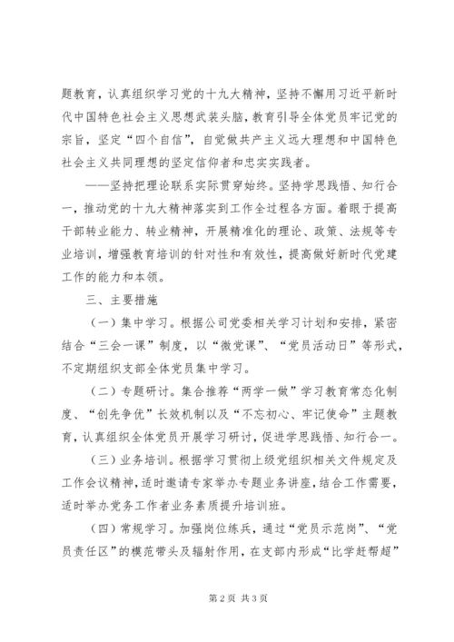 支部党员教育计划.docx