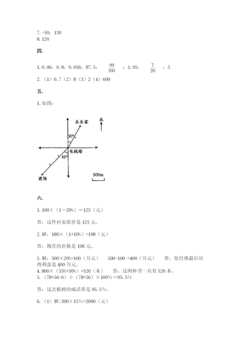 杭州文澜中学小升初数学试卷含答案（夺分金卷）.docx