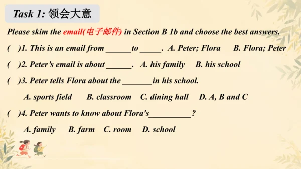 Unit 3 My School SectionB Reading  课件（新人教七上）