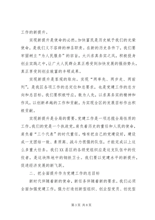 区党建工作会议上的讲话.docx