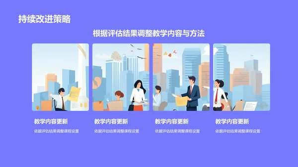 蓝色卡通风小学生日常生活行为习惯PPT模板