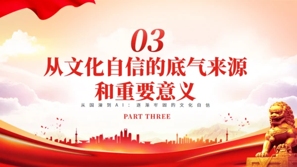 哪吒2+Deepseek爆火彰显文化自信和科技创新通用PPT模板