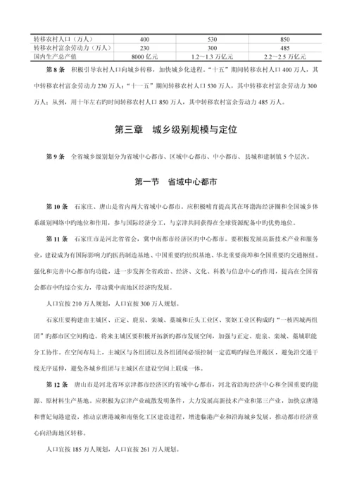 河北省城镇全新体系重点规划文本.docx