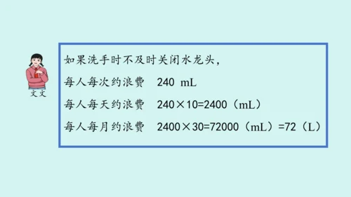 （2023秋新插图）人教版六年级数学上册 节约用水课件(共31张PPT)