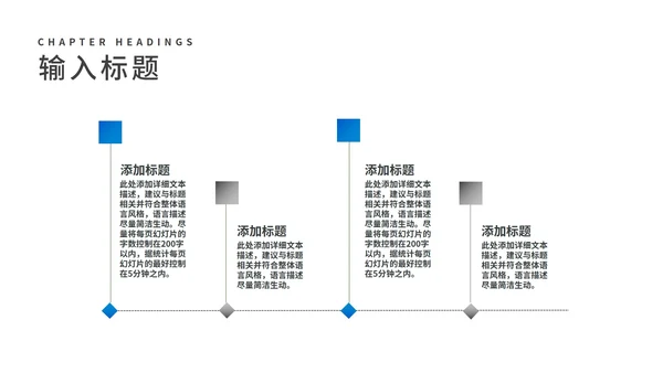 蓝色几何风员工年度工作总结汇报PPT模板