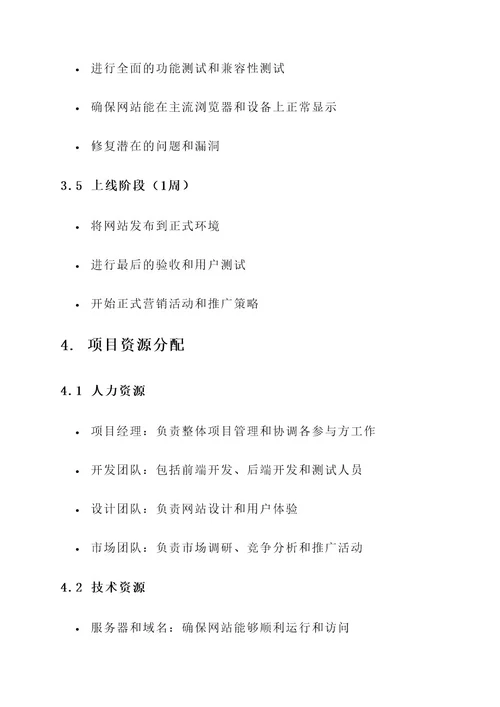 外贸独立站项目管理方案