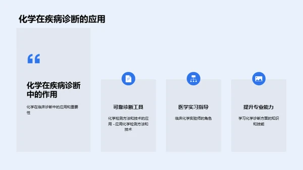 化学在疾病诊断中的应用