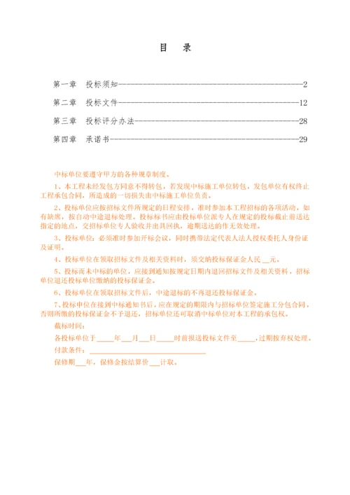 雨棚钢结构招标文件范本.docx