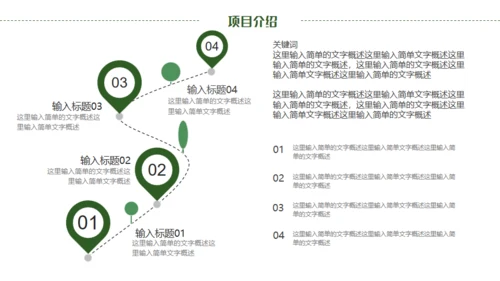 生态城市绿地球通用PPT模板