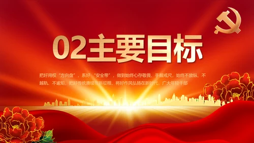 党支部选举换届大会年终工作总结PPT动态模板