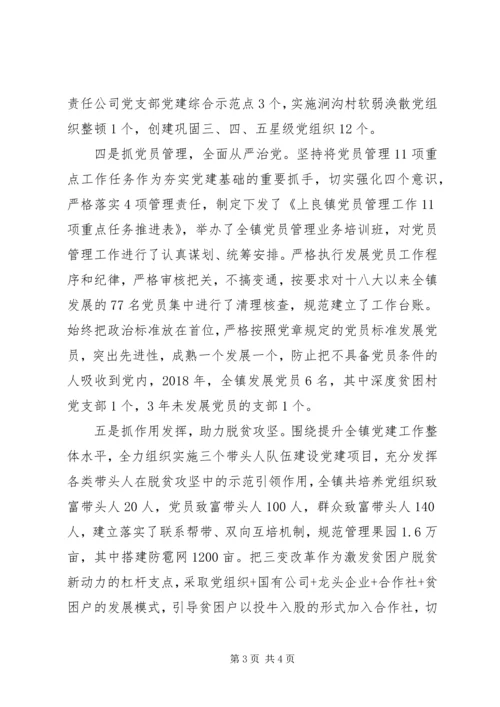 乡镇推进党支部建设标准化暨党建统领“一强三创”行动五项措施.docx