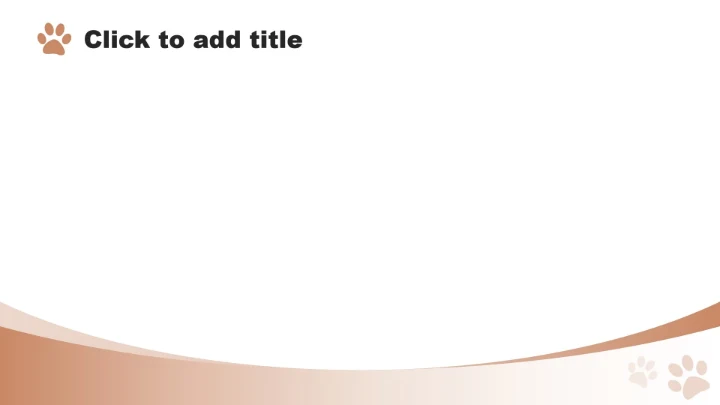 棕色商务风宠物市场调研报告分析PPT主题模板