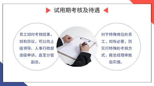 新员工入职与试用期管理办法企业管理通用PPT模板