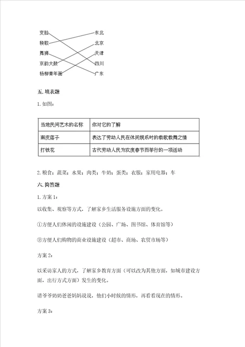 部编版小学四年级下册道德与法治期末测试卷含答案培优a卷