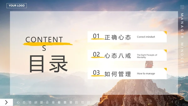 实拍风管理者心态培训员工情商提升课程通用PPT