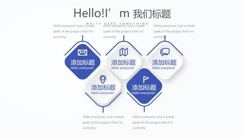 商务经理述职工作总结商务通用PPT动态模板
