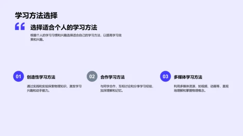 物理学习提效报告PPT模板