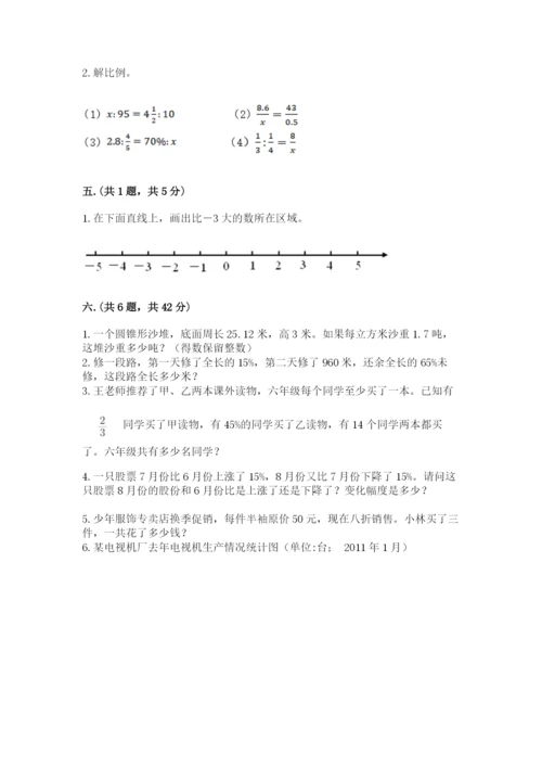 四川省【小升初】2023年小升初数学试卷【全优】.docx