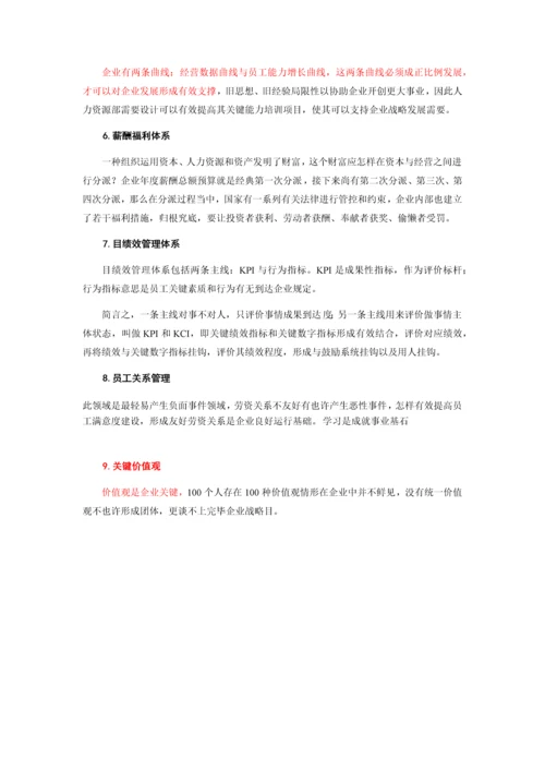 学习笔记战略性人力资源管理.docx