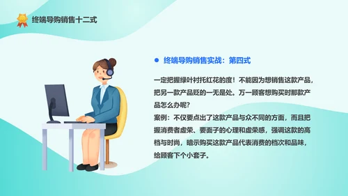 精英导购员说话技巧培训PPT模板