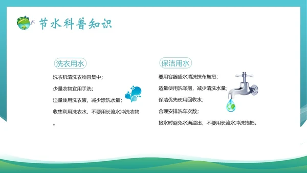 全国城市节水宣传周节约用水宣传PPT课件
