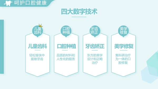 蓝色简约医院牙科工作总结汇报PPT