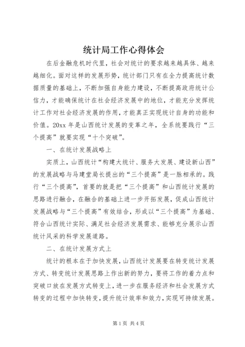 统计局工作心得体会 (3).docx