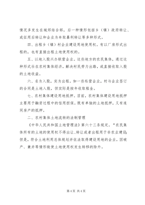 关于农村集体土地流转的法律思考 (2).docx