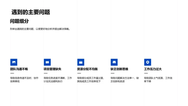 团队月度工作总结报告PPT模板