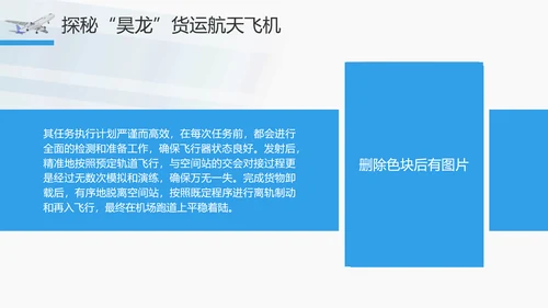 昊龙货运航天飞机助力中国航空事业走向世界团课PPT课件
