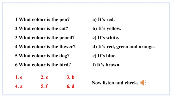 StarterM3 U3 What colour is it课件2023-2024学年度外研版英语七